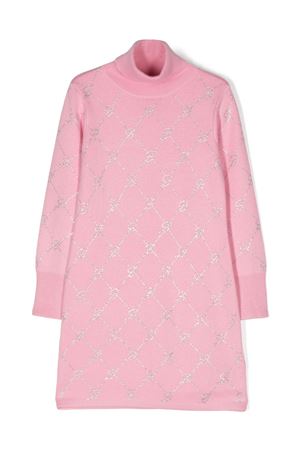 abito in viscosa rosa MISS BLUMARINE KIDS | IF4011MA07EX0604